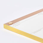 52 Page Special Rule Weekly Tear Off Planner 10" x 7.5" Mauve - Threshold™: Journal, Notebook, Office Supplies, Stationery