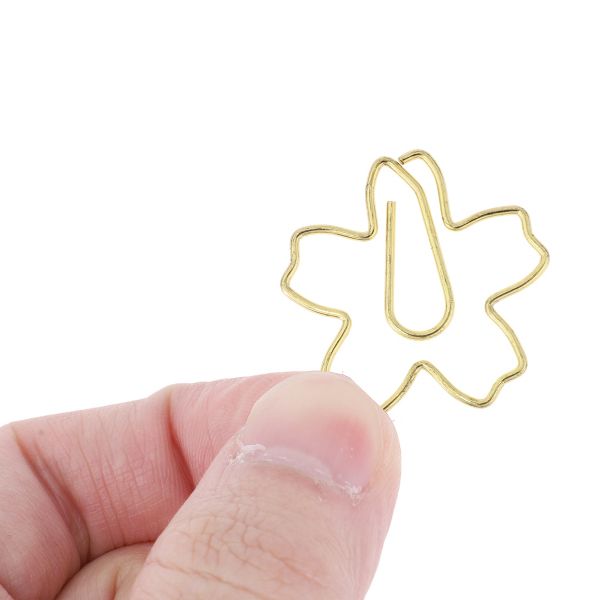 Unique Bargains Decorative Planner Clips for Document Note Sorting Organizing Office Supplies 10 Pcs Bicycle Shape (Gold Tone)