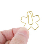 Unique Bargains Decorative Planner Clips for Document Note Sorting Organizing Office Supplies 10 Pcs Bicycle Shape (Gold Tone)
