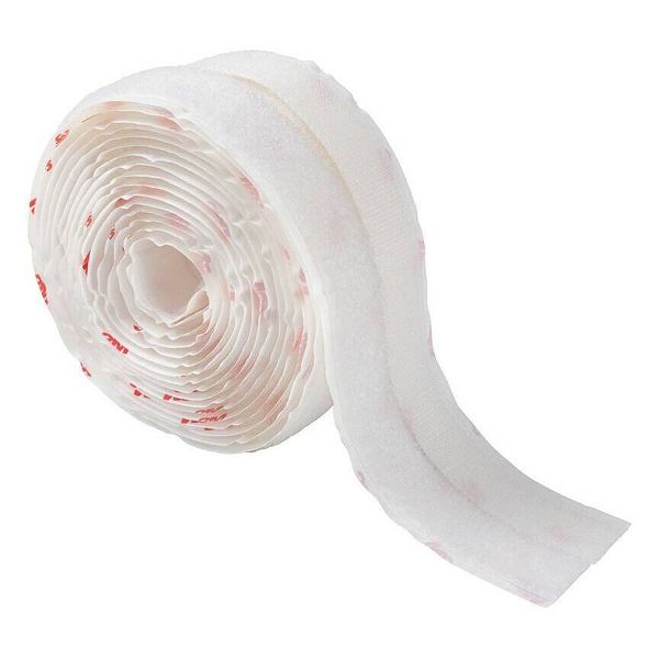 Scotch Multi-Purpose Fasteners - White: Plastic Clips & Fasteners, Office Supplies, 0.75" Width, 12" Height