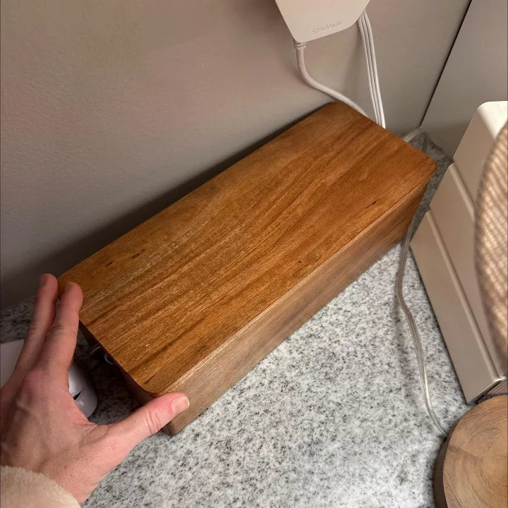 Wood Cable Management Box - Threshold™
