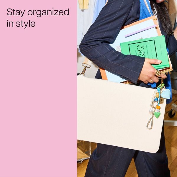 Noted by Post-it Hybrid Laptop Messenger Bag with Two Removable Straps