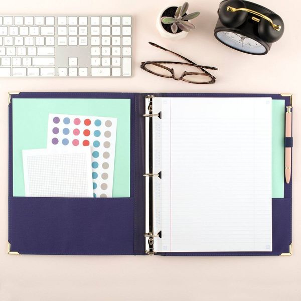 Cambridge Work 1" Style 3 Fashion Flex Ring Binder Future Dusk