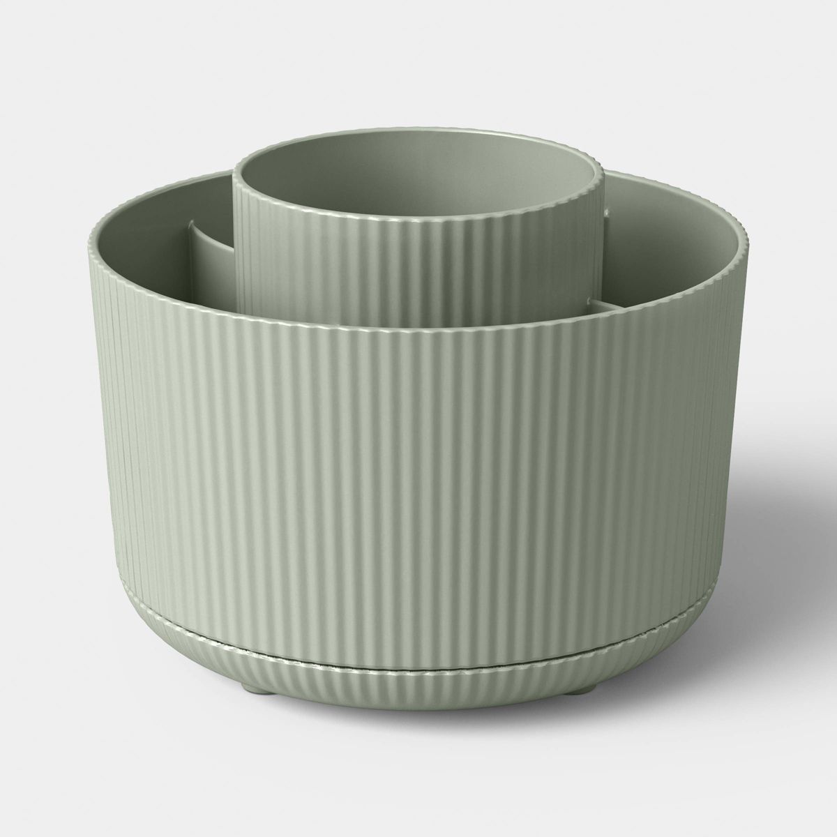 Ribbed Green Spinning Pencil/Pen Divider - Threshold™