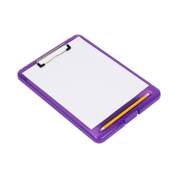 Mind Reader 6pk Plastic Clipboard Letter Storage Translucent