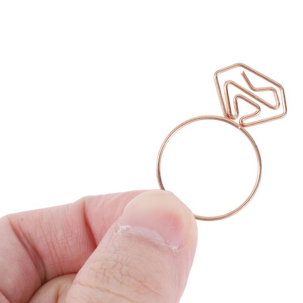Unique Bargains Decorative Planner Clips for Document Note Sorting Organizing Office Supplies 10 Pcs Bicycle Shape (Gold Tone)