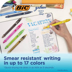 BiC 8pk Gelocity Quick Dry Assorted Ink: 0.7mm Point, Art & Stationery, Office Supplies