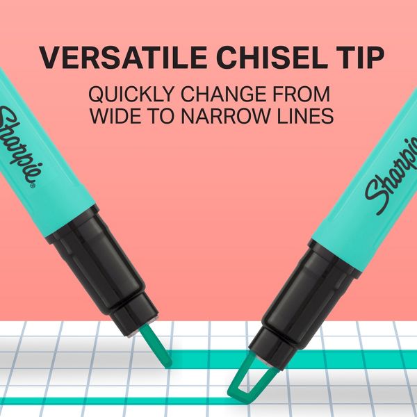 Sharpie Clear View 12pk Highlighters Chisel Tip Multicolored: Bold & Fine Markers for School Supplies