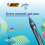 BiC 8pk Gelocity Quick Dry Assorted Ink: 0.7mm Point, Art & Stationery, Office Supplies