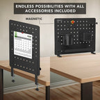 Mount-It! Clamp-on Pegboard Organizer