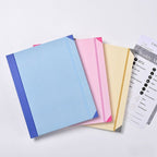 10-Pocket Expanding File Folder Organizer – A4/Letter Size Accordion Document Holder with Elastic Closure & Labels – Durable Acid-Free Paper, Blue