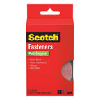 Scotch Multi-Purpose Fasteners - White: Plastic Clips & Fasteners, Office Supplies, 0.75" Width, 12" Height