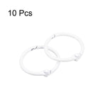 Unique Bargains Carbon Steel Office Supplies Loose-Leaf Book Binder Rings 10 Pcs Black