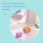 Noted by Post-it Weekly Calendar, White with pre-printed days: Office Supplies, 7.5x10 Inches, Uncoated Paper
