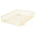 Grid Wire Letter Tray Gold - Threshold™: Steel Desk Organizer for Office Supplies & Organization