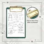 Unique Bargains Glitter Design Office Supplies Acrylic Clipboards 6.02 x 3.94 Inch Black 1 Pc