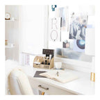 Blu Monaco Aqua Desk Organizer - Cute Turquoise Accessories & Stationery Holder for School, Locker, Bedroom or Home