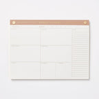 52 Page Special Rule Weekly Tear Off Planner 10" x 7.5" Mauve - Threshold™: Journal, Notebook, Office Supplies, Stationery