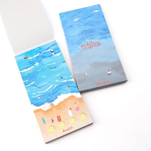 By The Sea 3.5" x 7" Pocketeer Notepads by Ramus & Co