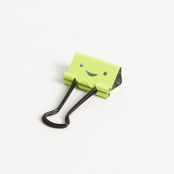 U Brands 25ct Assorted Size Binder Clips Bright and Happy: Steel Office Supplies, Multicolor, Clips & Fasteners