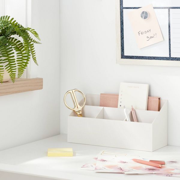 Canvas Desk Tool Holder/Organizer Black - Brightroom™: Desktop & Office Organizers, Polyester Canvas, 12.25" Width
