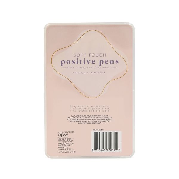 4ct Positive Pens: Multicolor Correction Tape & Fluid Set by NPW, Art Stationery, Office Supplies