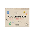 Adulting Desk Organiser Kit: Pinch Provisions Multicolored Office Set with Letter Opener & Paper Desk Pad