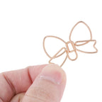 Unique Bargains Decorative Planner Clips for Document Note Sorting Organizing Office Supplies 10 Pcs Bicycle Shape (Gold Tone)
