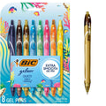 BiC 8pk Gelocity Quick Dry Assorted Ink: 0.7mm Point, Art & Stationery, Office Supplies